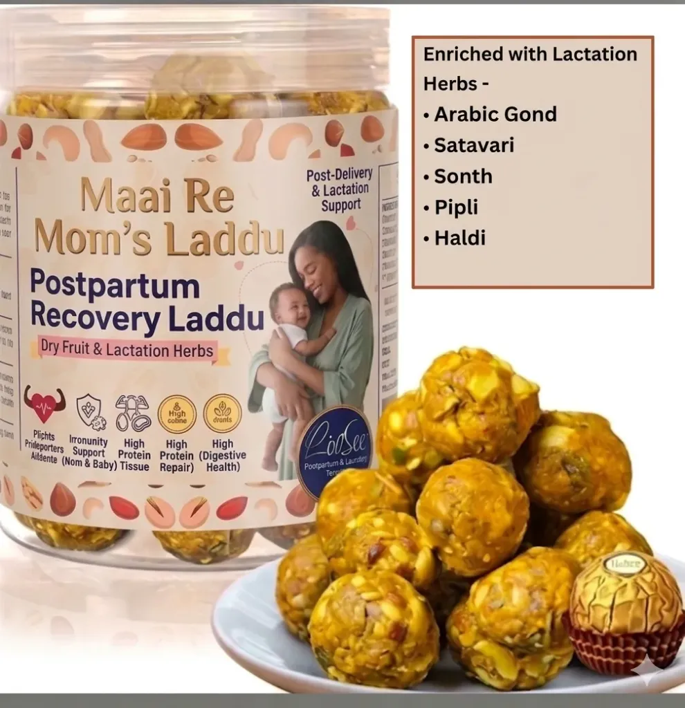 Maai Re MOM's Postpartum Recovery Laddu ( Weight - 500gm )
