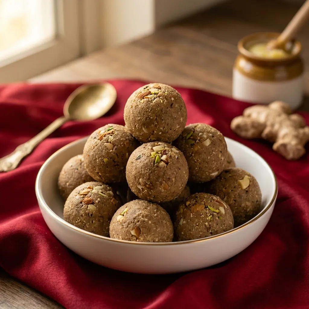 Sonth Laddu ( Serving in food grade aluminum foil )